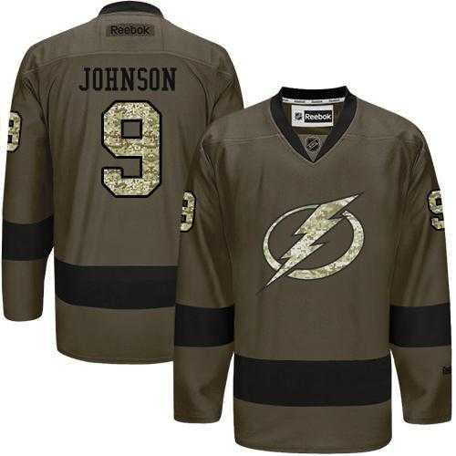 Glued Tampa Bay Lightning #9 Tyler Johnson Green Salute to Service NHL Jersey,We sell and wholesale Glued Tampa Bay Lightning #9 Tyler Johnson Green Salute to Service NHL Jersey on line form chian!